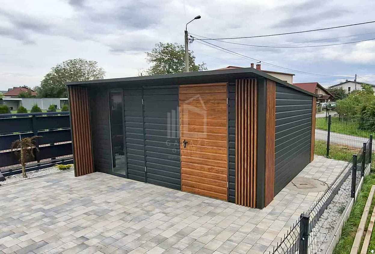 Schowek - Domek ogrodowy PREMIUM 5x4m brama okno dach rynny  ID1137 Sanok - zdjęcie 7