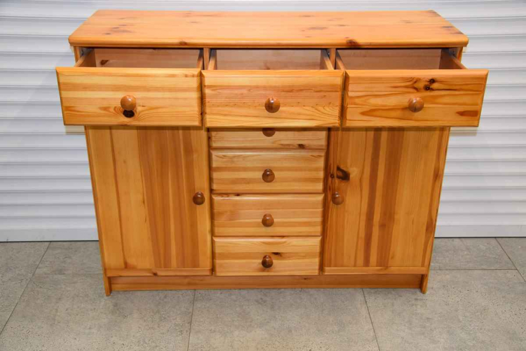 komoda z drewna sosnowego - jak nowa Olsztyn - zdjęcie 3