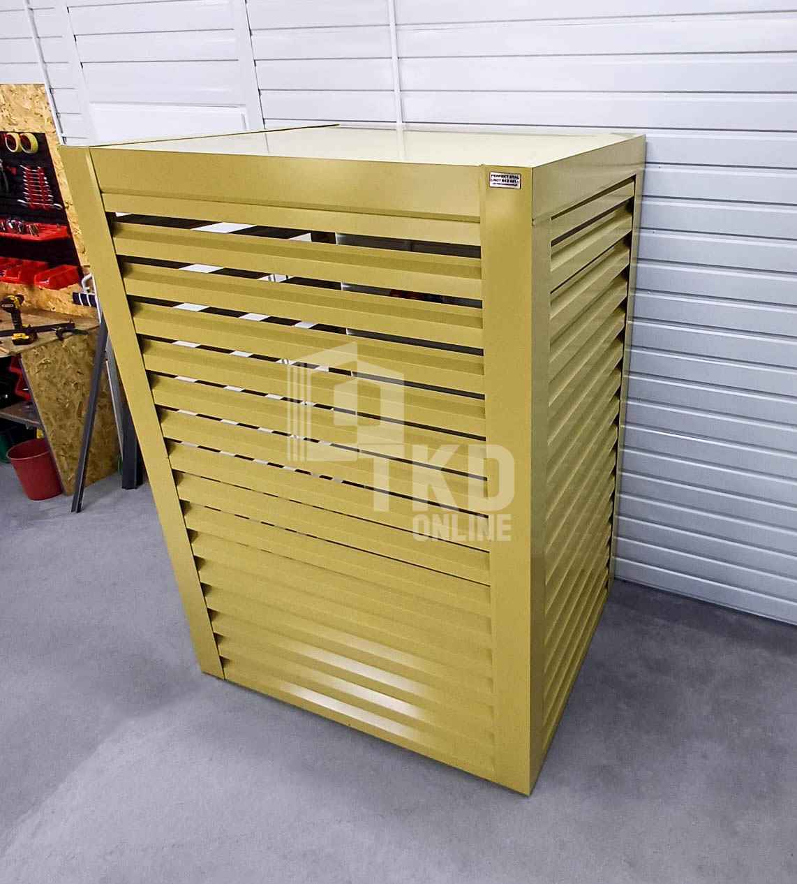 Osłona klimatyzatora – pompy ciepła 120x80x180cm cm Piaskowy TKD448 Kalisz - zdjęcie 2