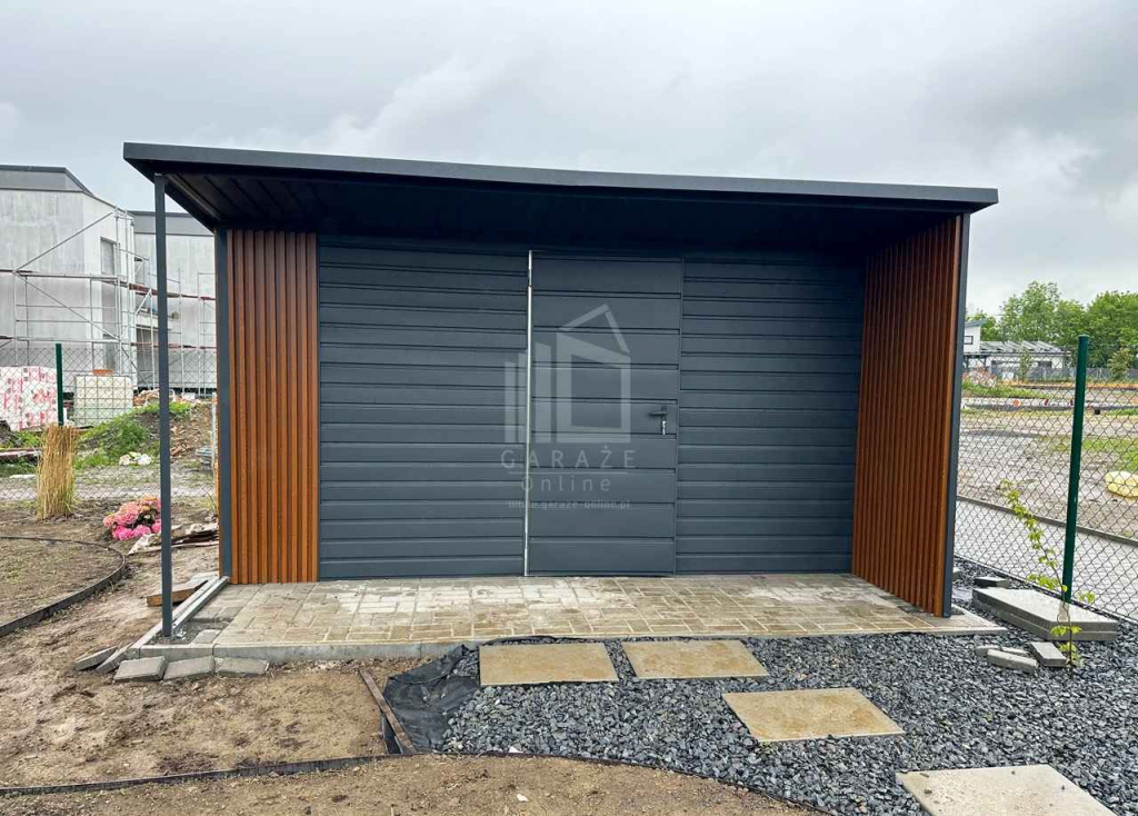 Schowek domek ogrodowy PREMIUM 4x3m wiata 4x1m  podbitka ID1077 Mrągowo - zdjęcie 3