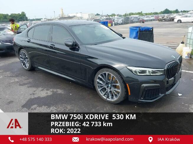 BMW 750i XDRIVE 2022 / 4.4L / V8 / 530 KM / 4X4 / Kraków - zdjęcie 1