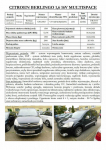 Syndyk sprzeda Citroen Berlingo z 2011r. Pisz - zdjęcie 2