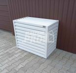 Osłona klimatyzatora - pompy ciepła 90x50x110 cm biały GP301 Olsztyn - zdjęcie 7