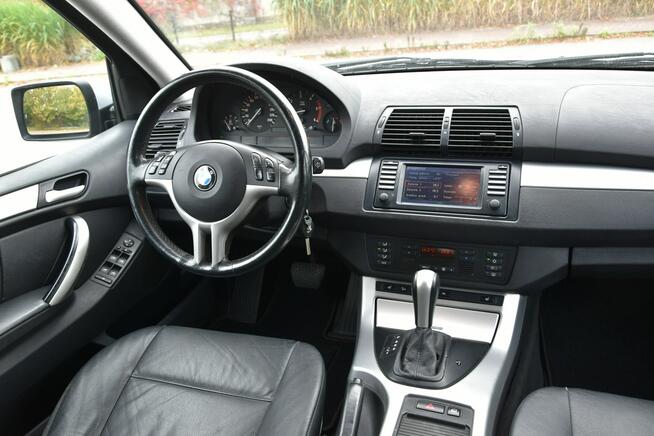 BMW X5 M57 3.0d 184KM Automat 2003r. Xenon Skóra Sporty NAVi HAK Kampinos - zdjęcie 6