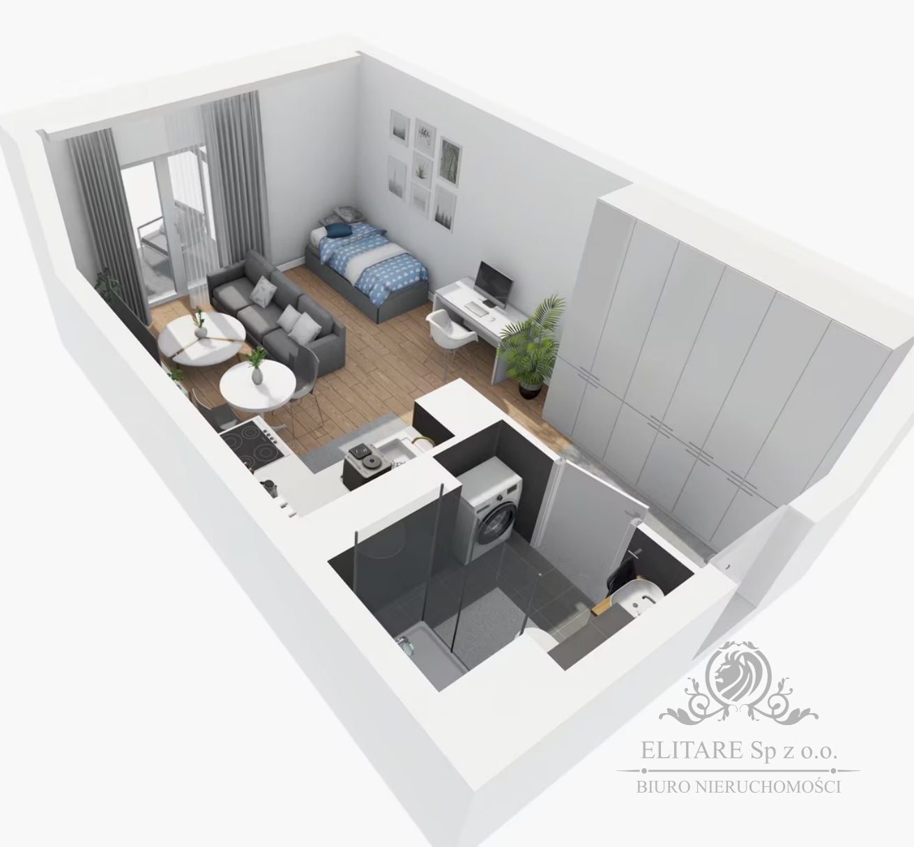 Mieszkanie NOWE 27,66m2 ,1 pok. w Centrum Wrocławia/Stare Miasto Wrocław - zdjęcie 11