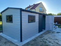 Garaż z płyty warstwowej 5,5 x 3 + wiata 0,5x 3  PROMOCJA Śródmieście - zdjęcie 3