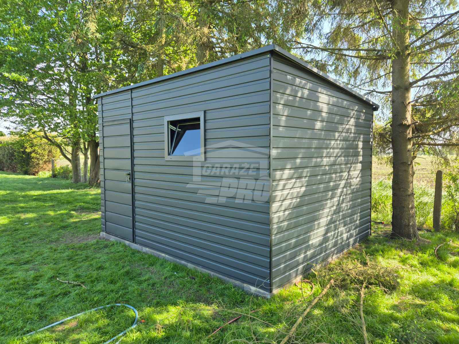 Schowek - Domek Ogrodowy 3,5x2m - drzwi - okno dach spad w tył GP605 Łęczyca - zdjęcie 4