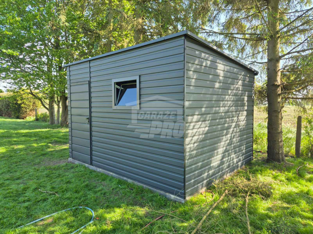 Schowek - Domek Ogrodowy 3,5x2m - drzwi - okno dach spad w tył GP605 Łęczyca - zdjęcie 4