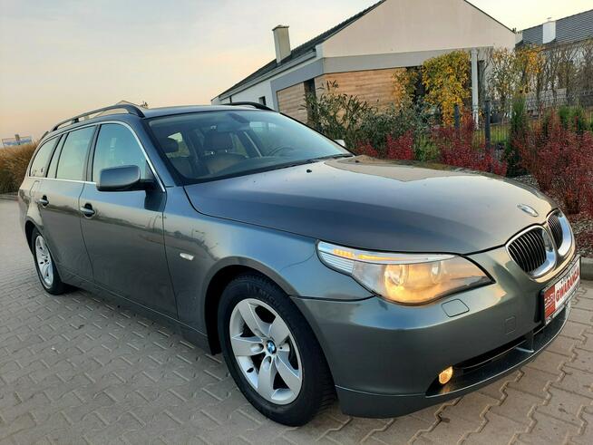 BMW 525 2.5i 218PS NAVI SKÓRA MANUAL Rata600zl Śrem - zdjęcie 6