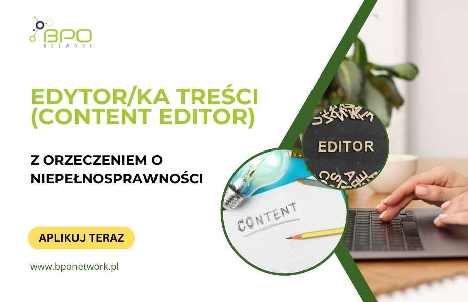 Edytor/ka treści (Content Editor) z orzeczeniem  - zdalnie cała Polska Kamień - zdjęcie 1