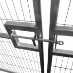 Brama dwuskrzydłowa ażurowa 7x2m z ryglem i kółkami Bałuty - zdjęcie 2