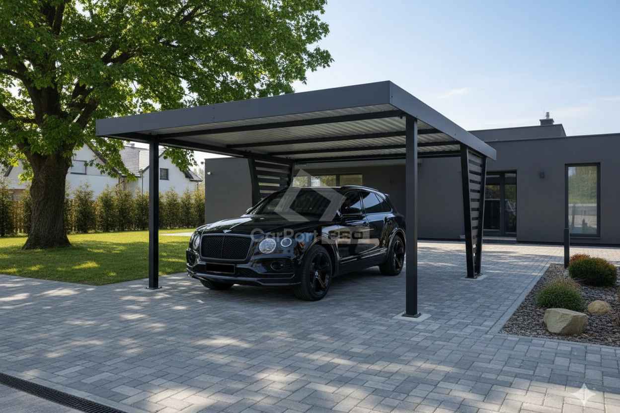 Carport V PREMIUM 4,5x4,5m Wypełnienie panelami Wiata CP158 Tczew - zdjęcie 5