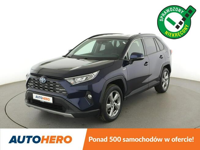 Toyota RAV-4 HEV automat kamera ACC grzane fotele navi LED Warszawa - zdjęcie 1