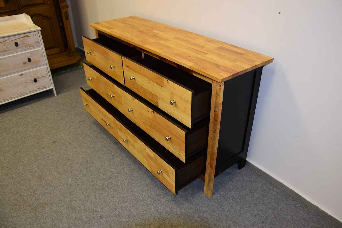 komoda z szufladami z drewna tekowego - jak nowa Olsztyn - zdjęcie 5