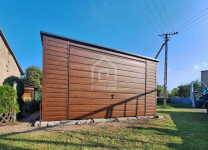 Garaż Blaszany 4x5 Brama uchylna rynna drewnopodobny Spad w tył PLG174 Słubice - zdjęcie 2