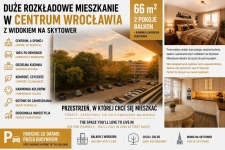 2pok, 66met, Okolice Zielińskiego BALKON/KOMÓRKA/WINDA (Wrocław)