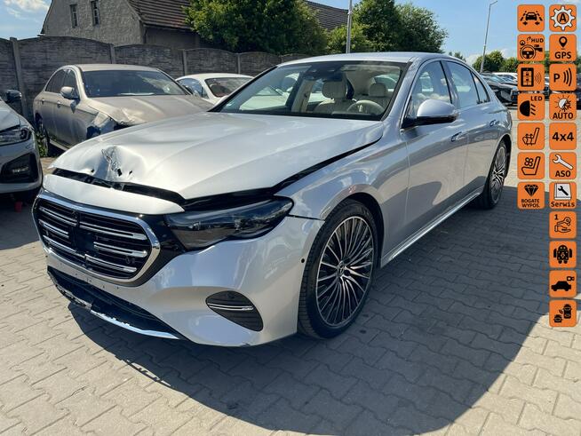 Mercedes E 450 Exclusive 4Matic Kamera360 Pamięć Hak Masaż 367KM Gliwice - zdjęcie 1