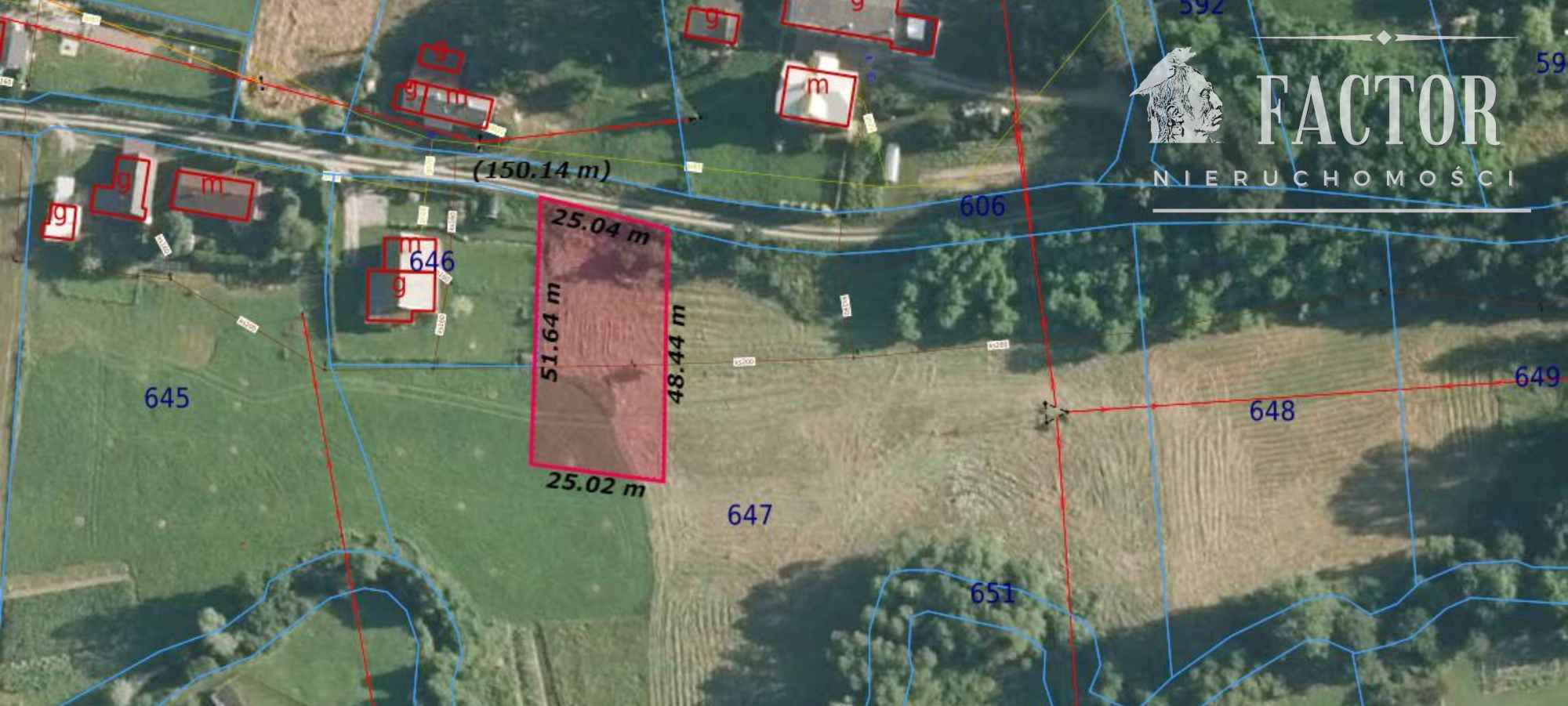 Działka budowlana 12 a w Racławicach, gm. Biecz 1188S/2026 Racławice - zdjęcie 3