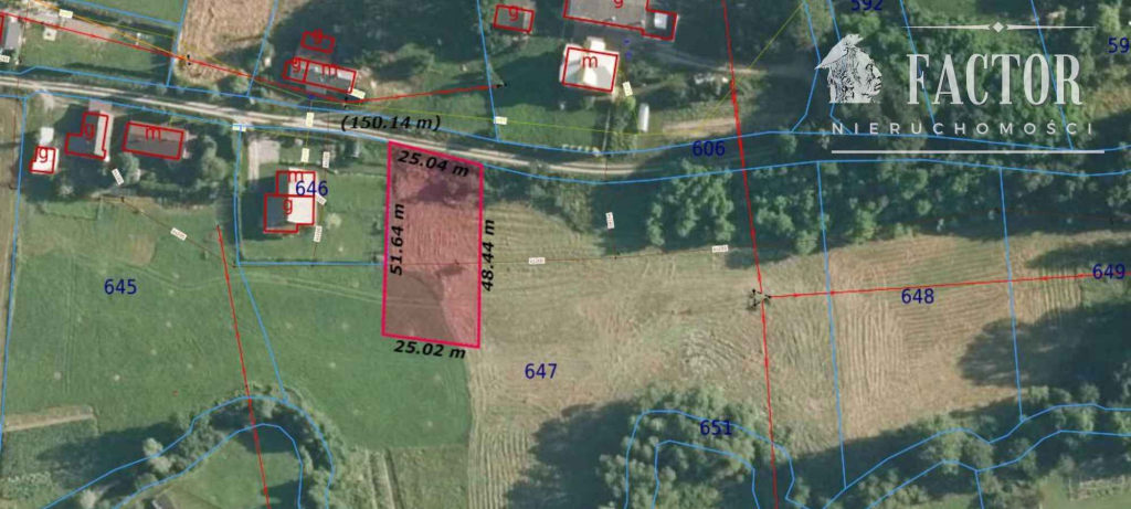 Działka budowlana 12 a w Racławicach, gm. Biecz 1188S/2026 Racławice - zdjęcie 3