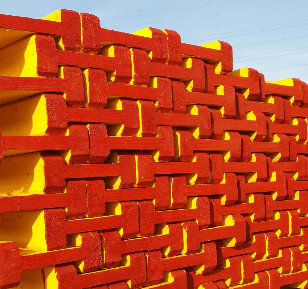 Dźwigar drewniany H20 okucie pełne Bałuty - zdjęcie 3