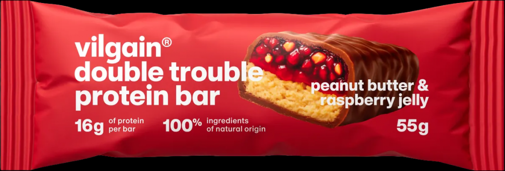 Vilgain Double Trouble Protein Bar Grunwald - zdjęcie 1