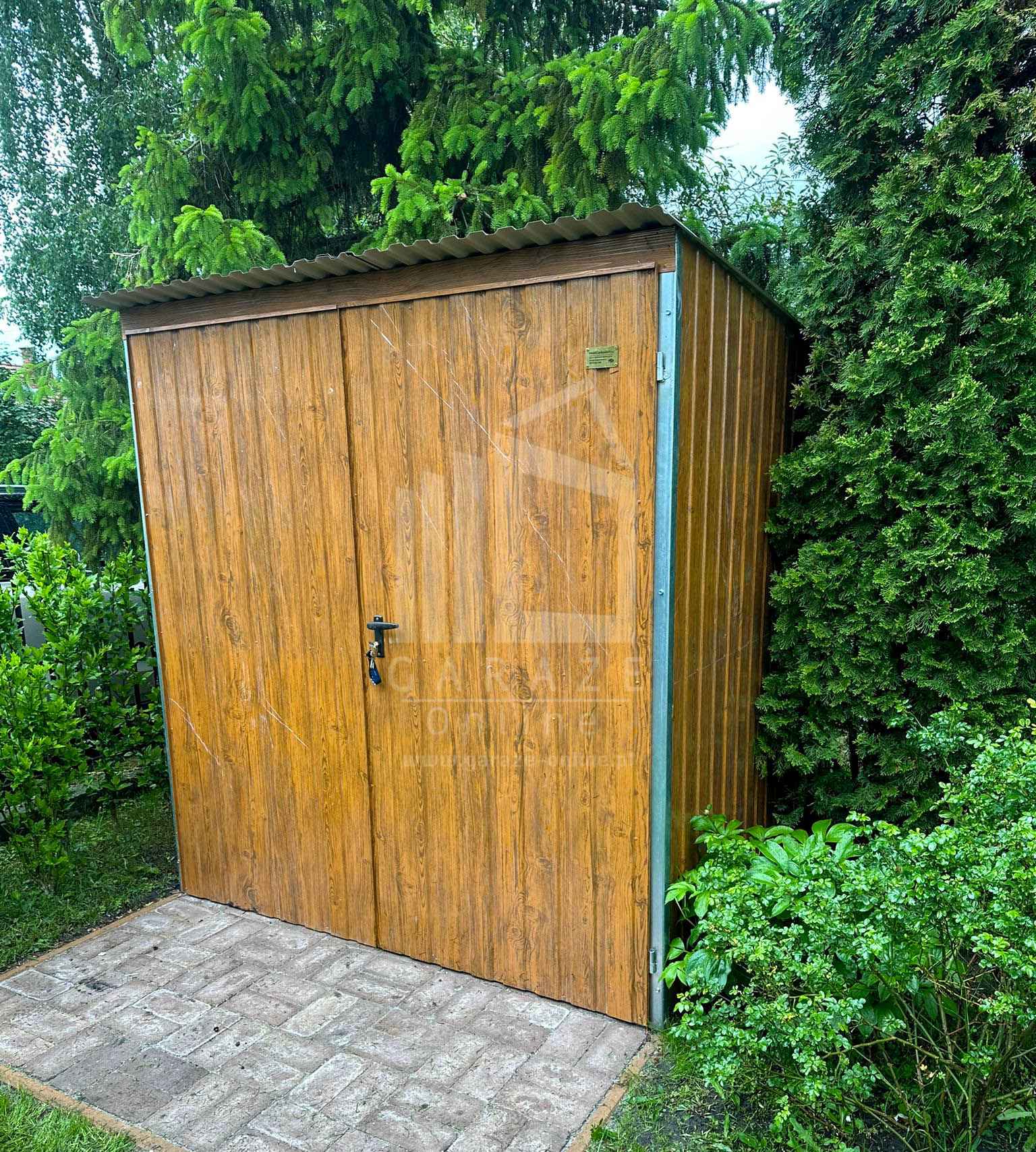 Schowek domek ogrodowy 1,8x2,5 drzwi drewnopodobny dach ID1046 Jastrzębie-Zdrój - zdjęcie 3