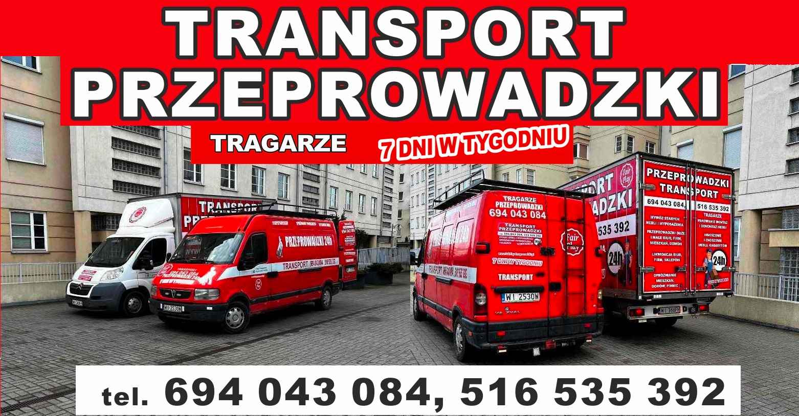 PRZEPROWADZKI TRAGARZE wnoszenie gabarytów Transport Mokotów - zdjęcie 1