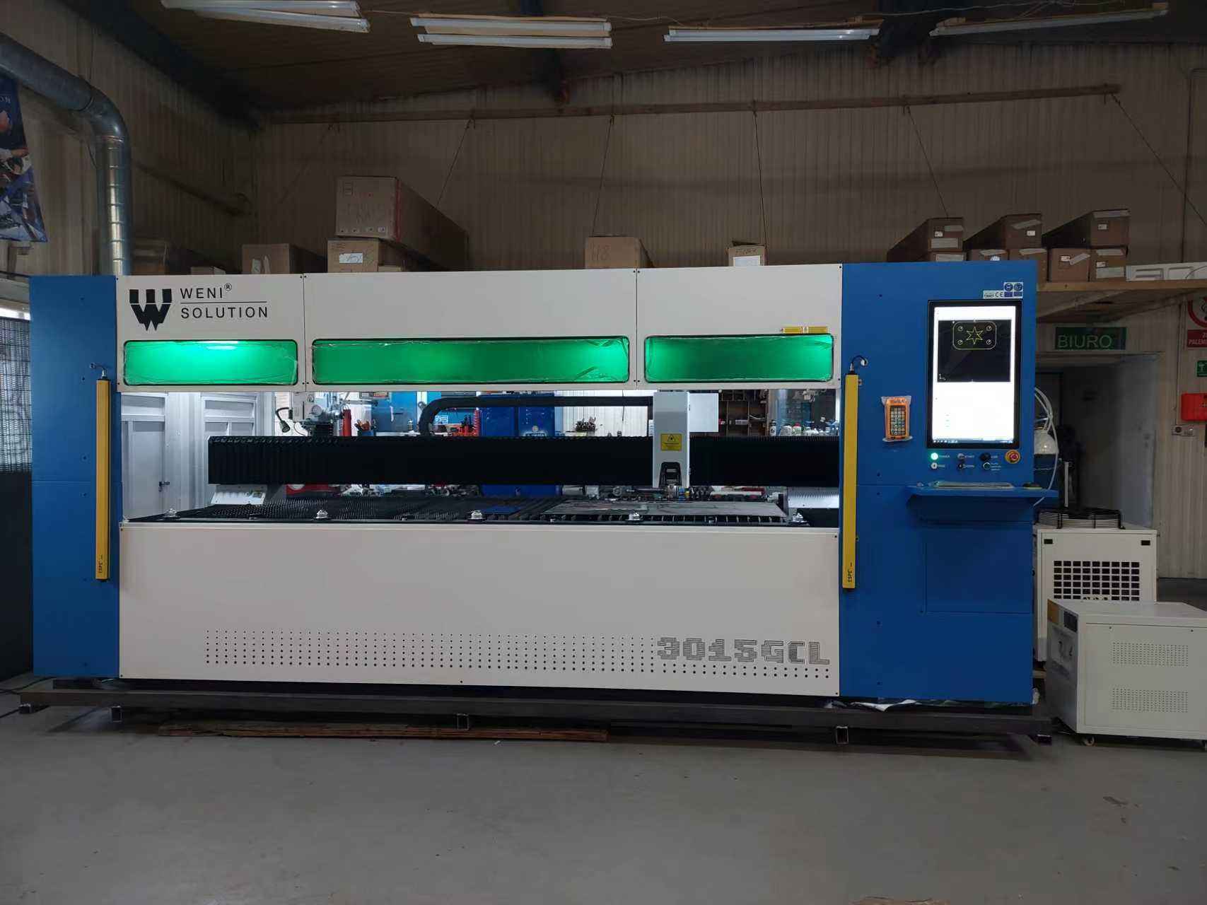 Wycinarka Laserowa Fiber WS-3015H – 6000W Maxphotonics laser z obudowa Nysa - zdjęcie 3