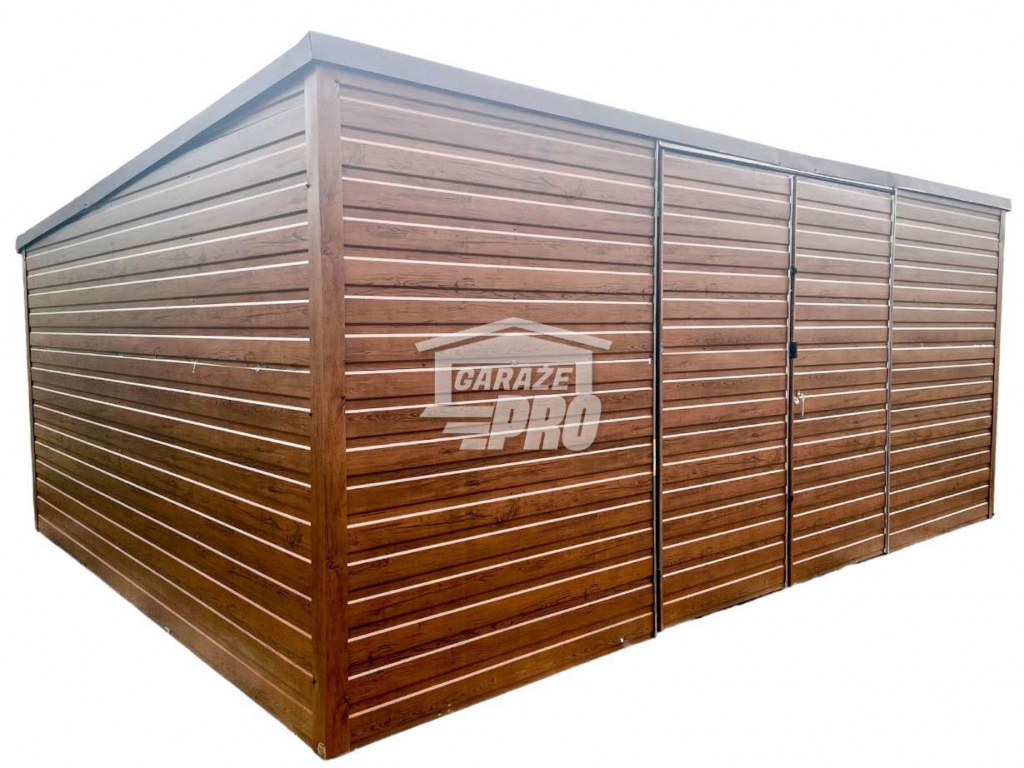 Domek ogrodowy Garaż  6x4m   drewnopodobny Dach spad w tył GP125 Białogard - zdjęcie 1