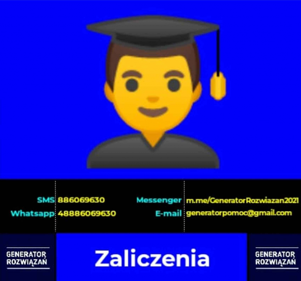 POMOC NA EGZAMINIE, KOLOKWIUM, ZALICZENIU Bemowo - zdjęcie 1