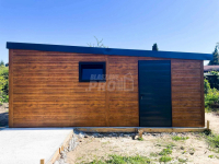 Garaż blaszany 4x6 Dach Płyta warstwowa Brama  + drzwi + okno GP170 Szczecinek - zdjęcie 4