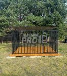 Kojec dla psa 3x2m - Podłoga drewniana - Dach spad w tył GP442 Leszno - zdjęcie 3