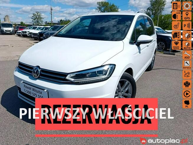 Volkswagen Touran Salon polska fv23% bezwyoadkowy Karczew - zdjęcie 1