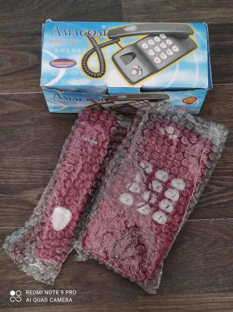 OKAZJA! ANTYK! Stacjonarny przewodowy telefon AMACOM AMC-20 Krowodrza - zdjęcie 2