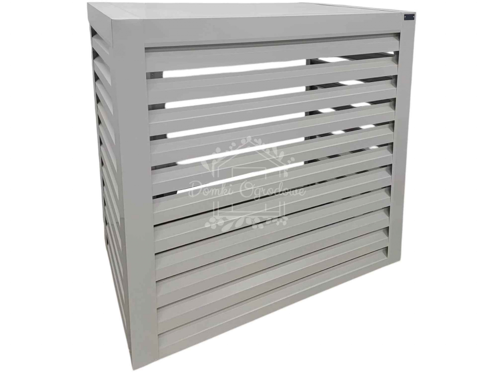 Osłona klimatyzatora – pompy ciepła 120x40x140 cm biały ID1148 Siedlce - zdjęcie 1
