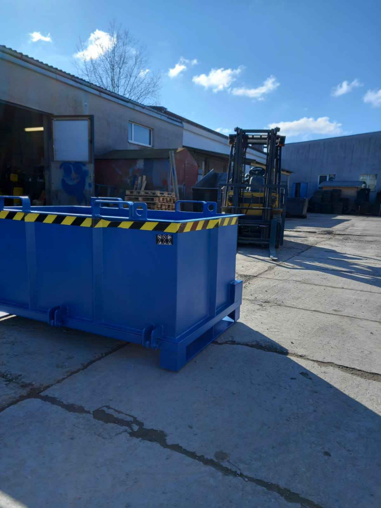 Kontener z otwieranym dnem PMD 1000 L Kielce - zdjęcie 1