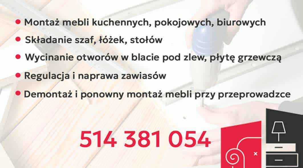 MONTAŻ MEBLI SIEDLCE +50 KM Siedlce - zdjęcie 2
