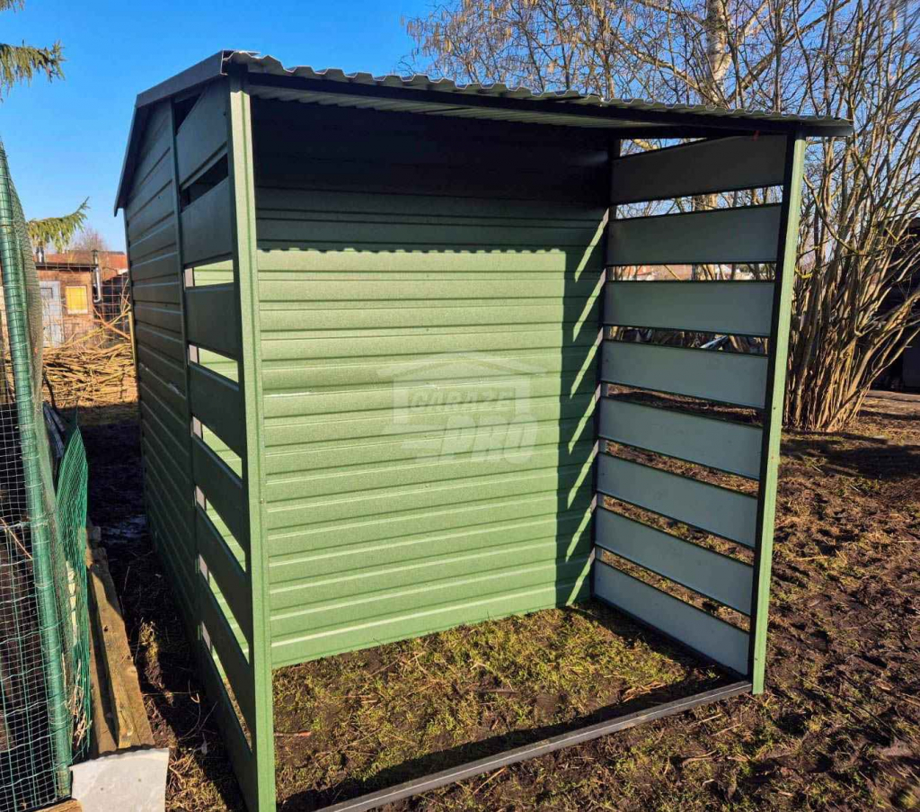 Schowek - domek ogrodowy 2x2m + wiata 1m - drzwi - okno dach GP604 Kwidzyn - zdjęcie 2