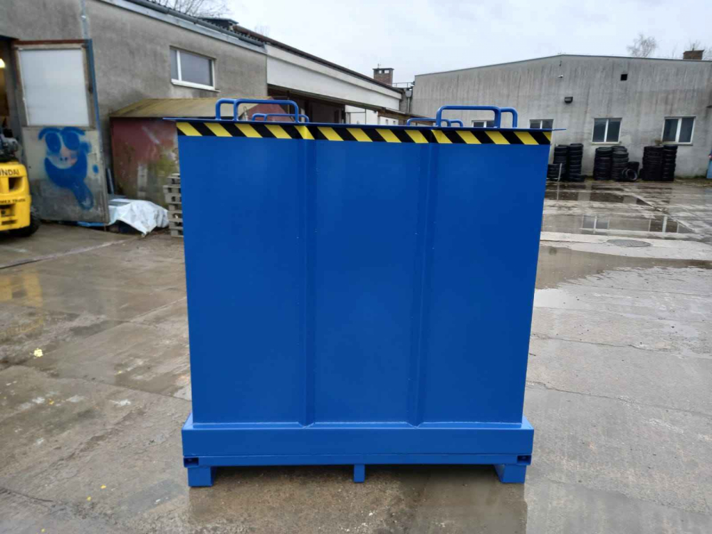 Kontener z otwieranym dnem PMD 1300 L Kielce - zdjęcie 2