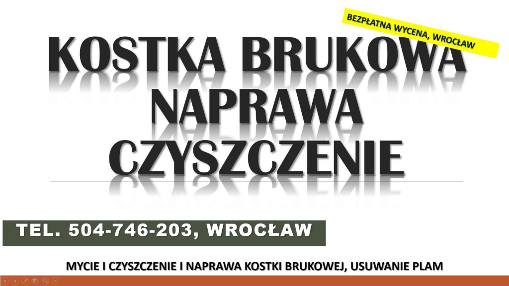 Naprawa kostki brukowej, tel.  504-746-203, cennik, poprawienie Psie Pole - zdjęcie 4