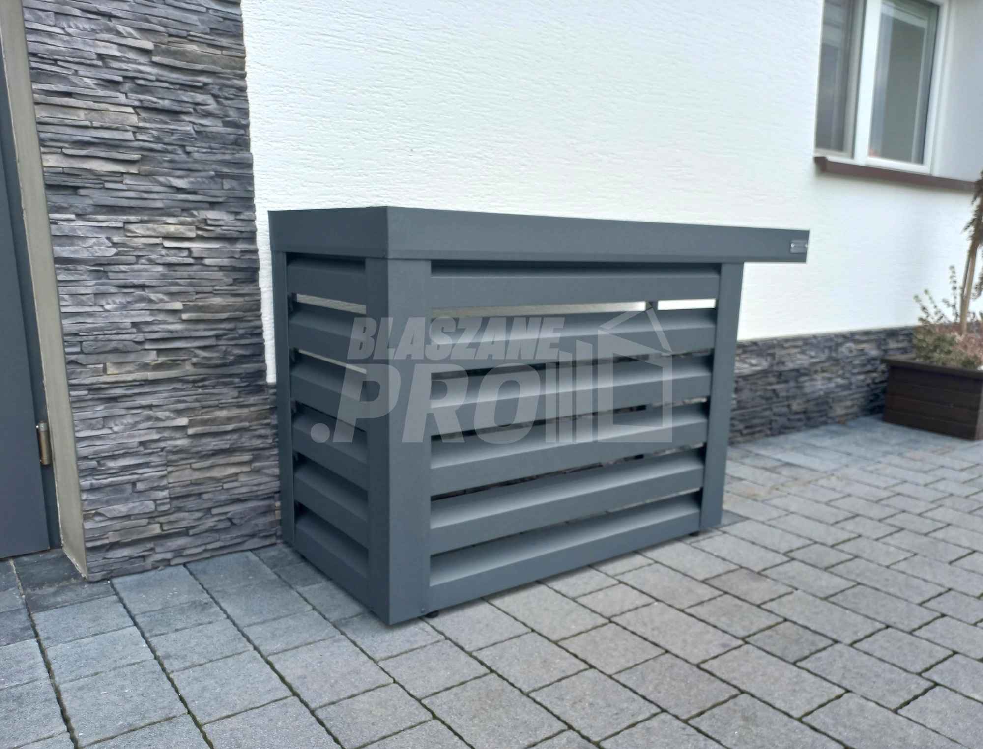 Osłona klimatyzatora pompy ciepła 80x40x70 cm niepełna zabudowa GP297 Jarocin - zdjęcie 3