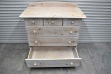 komoda z szufladami z drewna sosnowego - jak nowa Olsztyn - zdjęcie 4