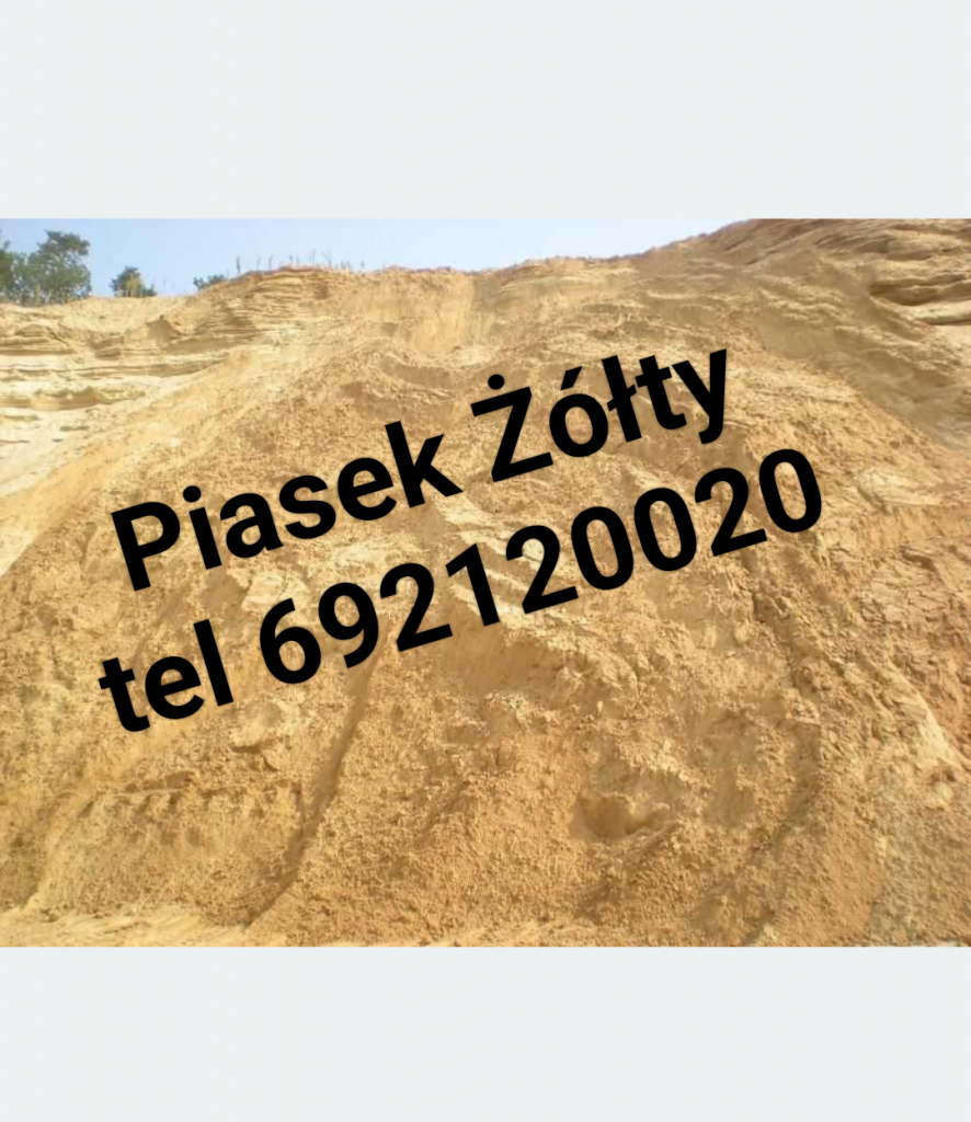 SPRZEDAM KRUSZYWA PIASKI ŻUŁTY OSTRY PŁUKANY ŻIEMIA RZESZÓW LIPIE Rzeszów - zdjęcie 2
