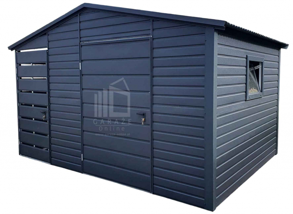 Schowek - Domek Ogrodowy 2,5x2,5m + Wiata 0,9x2,5m Okno Drzwi ID626 Zielona Góra - zdjęcie 1