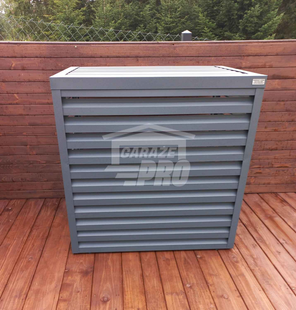 Osłona klimatyzatora - pompy ciepła 90x50x130 cm antracyt GP303 Gdynia - zdjęcie 6