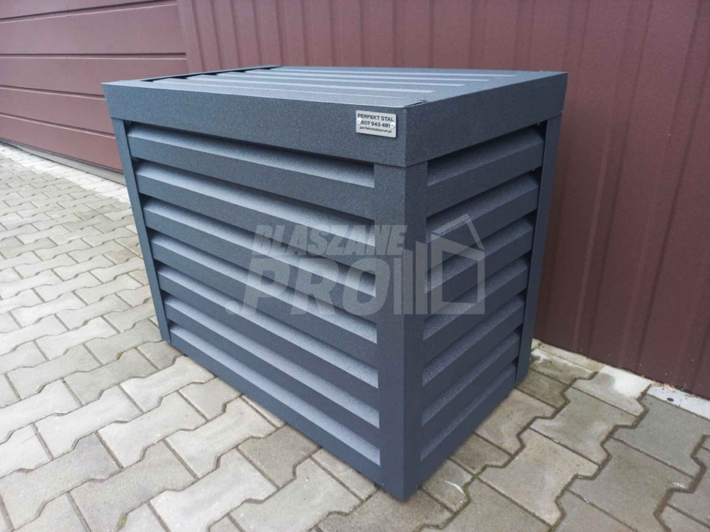 Osłona klimatyzatora - pompy ciepła 80x40x70 cm antracyt GP295 Koszalin - zdjęcie 7