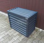 Osłona klimatyzatora - pompy ciepła 80x40x70 cm antracyt TS547 Czersk - zdjęcie 2