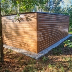 Garaż blaszany 3x6m - brama - drewnopodobny - dach  GP675 Toruń - zdjęcie 4