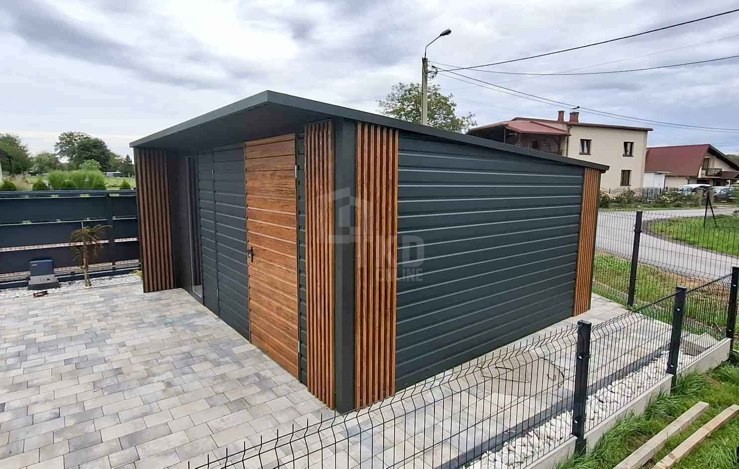 Schowek Domek ogrodowy 5x4m brama okno drewnopodowny dach rynny TKD437 Jastrzębie-Zdrój - zdjęcie 2