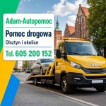 Adam-Autopomoc - pomoc drogowa dostępna 24 godziny na dobę w Olsztynie